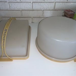 Vintage Tupperware Harvest Gold